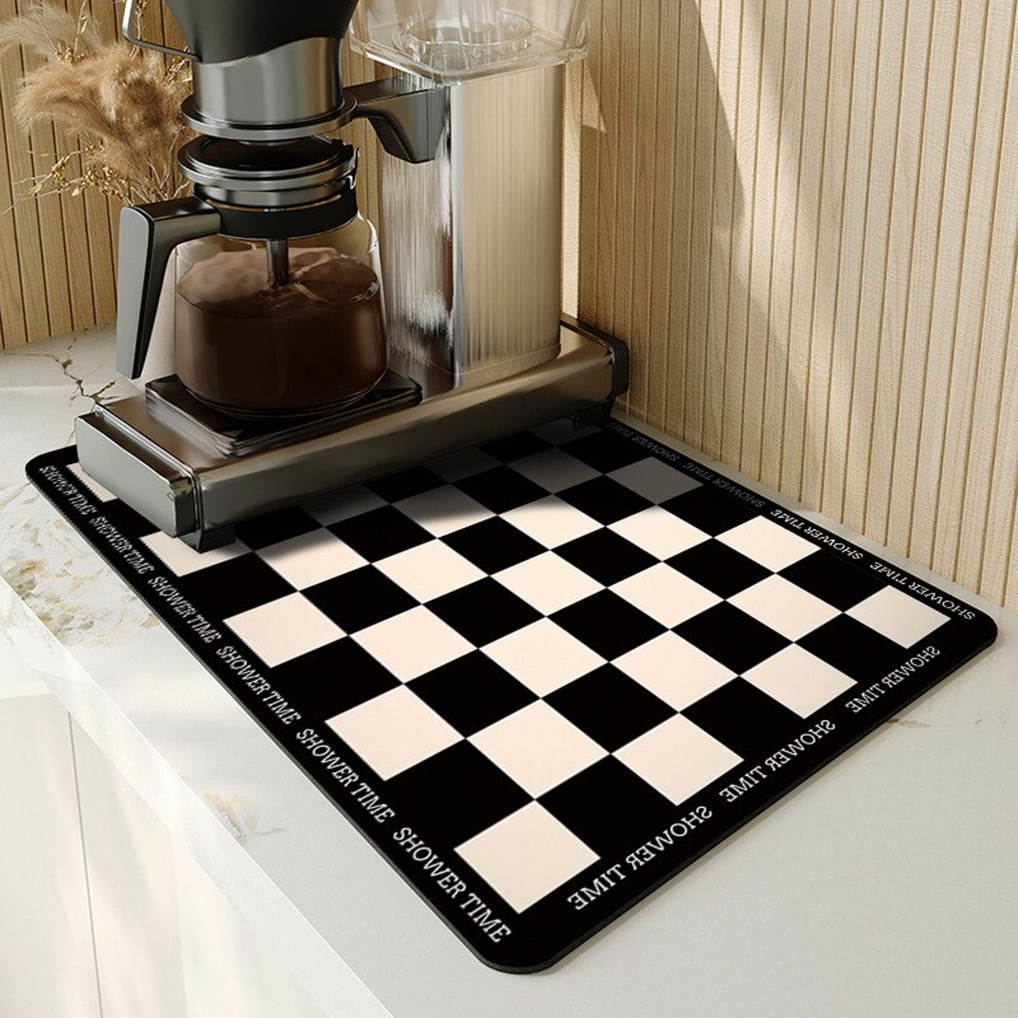 Rubber Rug Kitchen Drain Pad Dish Mat Drying Napa Skin Dish Absorbent  Drainer Mats Tableware Bottle Rugs Dinnerware Placemat