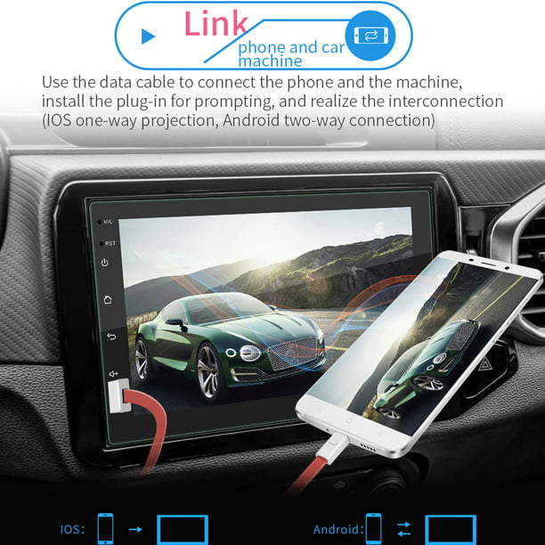 Estéreo De Automóvil 7784AD 2 DIN Car Stereo Android 10.1 GPS WiFi