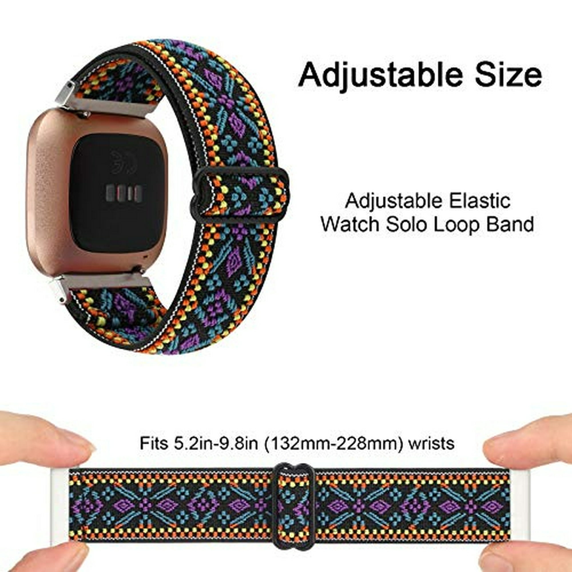 Banda Elástica Ajustable para Reloj Compatible con Fitbit Versa
