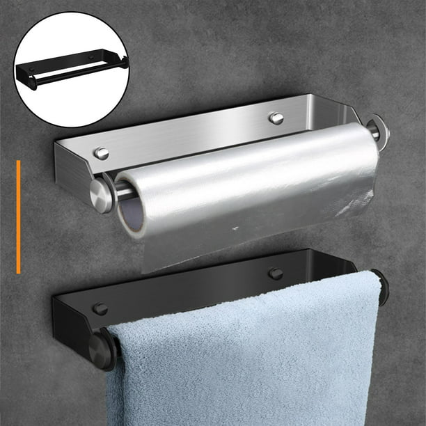 Soporte para toallas de papel para encimera para tamaño grande y pequeño,  soporte de toalla de papel para rollos de cocina, soporte para rollos de