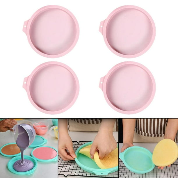 Moldes Para Pastel Cake Pan Round 8-Inches Silicone Cake Mold For