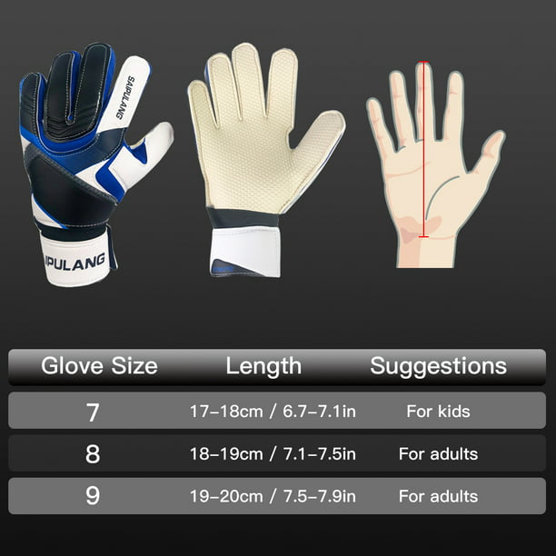  Guantes de portero de fútbol para niños, guantes de portero de  fútbol para niños de 5 a 16 años, guantes de portero suaves (color : D,  talla 5) : Deportes y