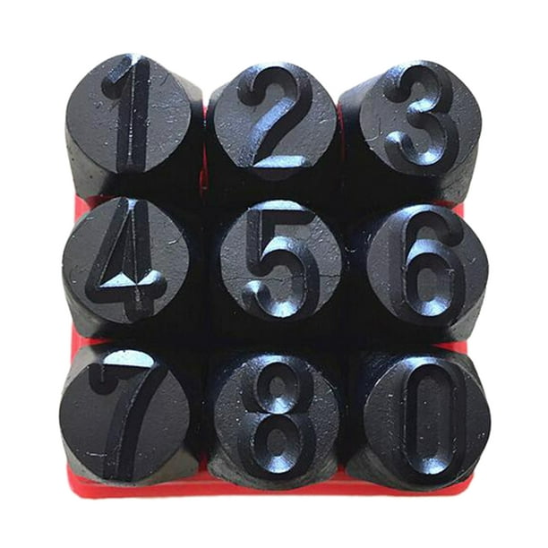 Juego de 36 perforadores de letras y números para