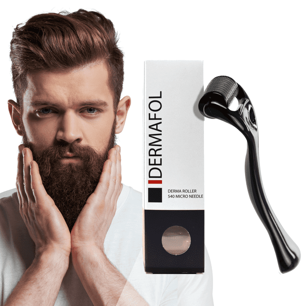 Dermafol Dermaroller Facial Barba 0.5 Mm Titanio Col geno DERMAFOL