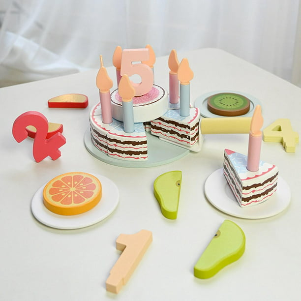 🔴¡Aprenda Formas, Colores y Números para Niños con un Pastel de Cumpleaños  de Juguete!🔴 