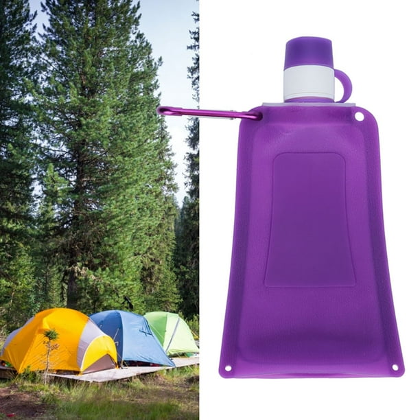 Botella Plegable Para Camping 500 ml