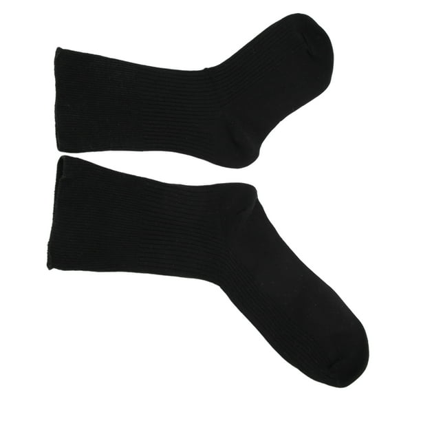Calcetines tobilleros de algodón para diabéticos para pies hinchados, 3  pares