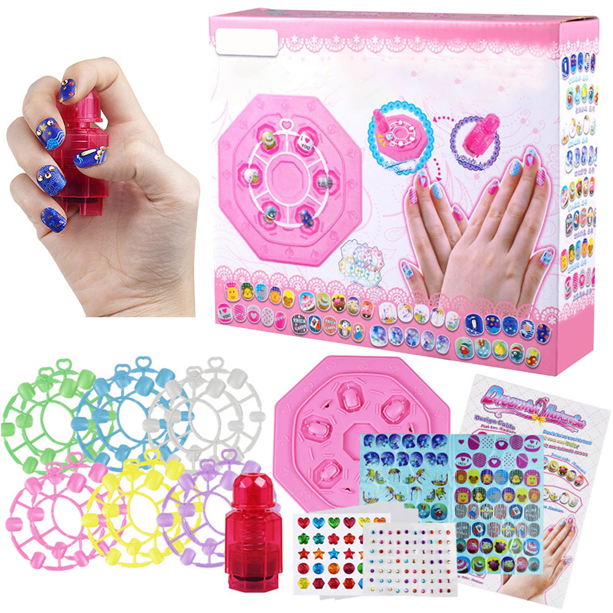 Kit De Maquillaje Y Uñas De Juguete Para Niñas