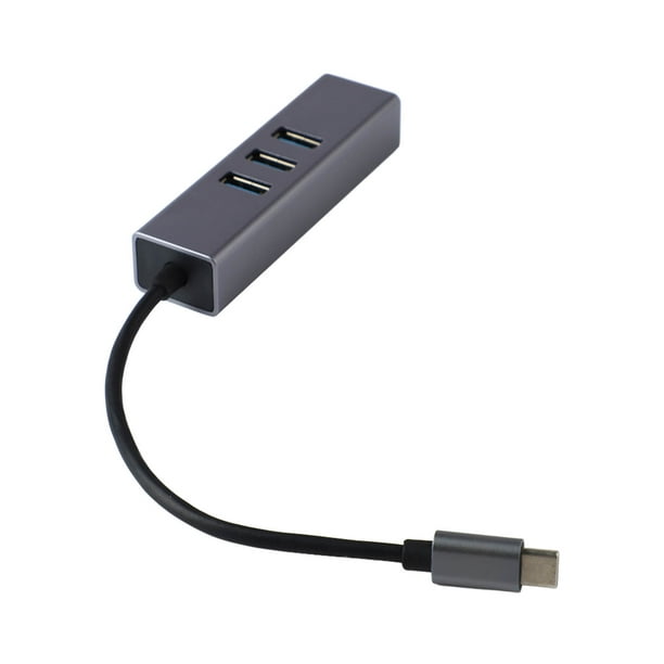 Concentrador USB 30 aleación de aluminio Transferencia de datos rápida  Expansor de puerto USB múltiple Sin demora segura para PC para el hogar para  impresora ANGGREK