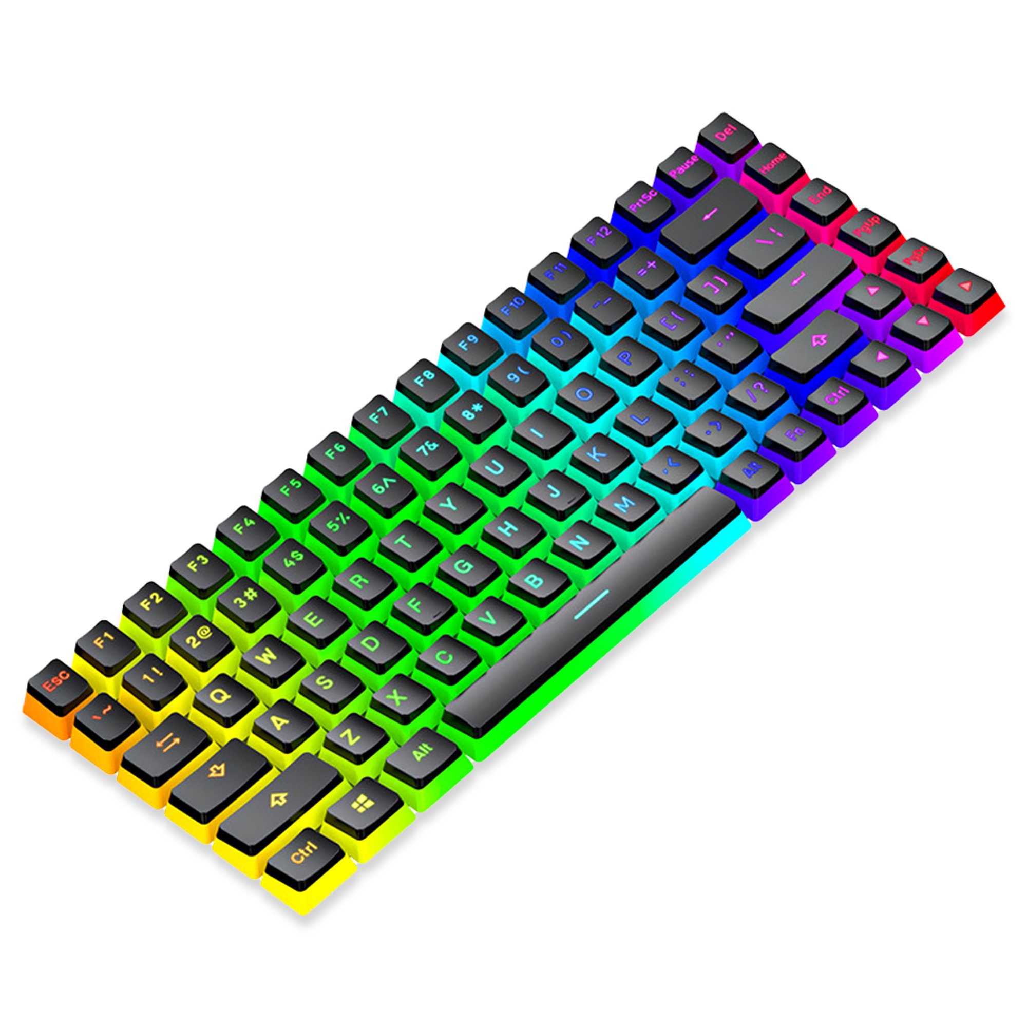 Teclado óptico mecánico gaming Corsair K70 PRO RGB teclas PBT, blanco