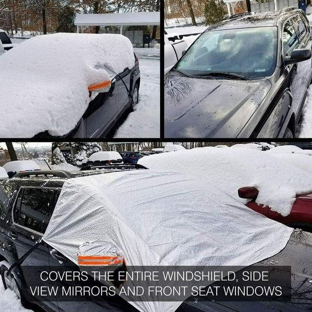 Couverture de glace de neige de pare-brise de voiture avec