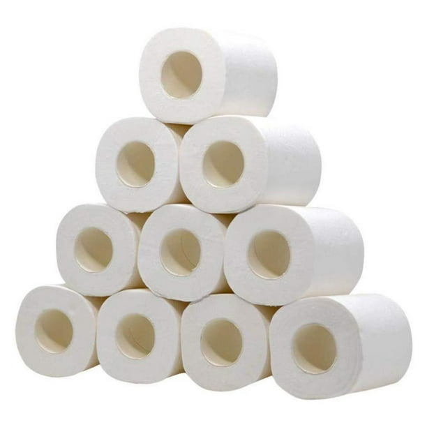 papel higiénico 3 capas suave y cómodo papel higiénico rollo de papel de  tejido de toal para agradable Baoblaze Papel higiénico suave para el hogar