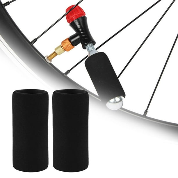 Soporte para botellas de CO2, soporte de inflado de CO2 para bicicleta,  soporte de CO2, para hombres al aire libre, bicicleta de montaña (negro)