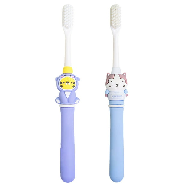  Cepillo de dientes para niños, cepillo de dientes para niños de dibujos animados, paquete de   Vhermosa CPB-US-CJZ8