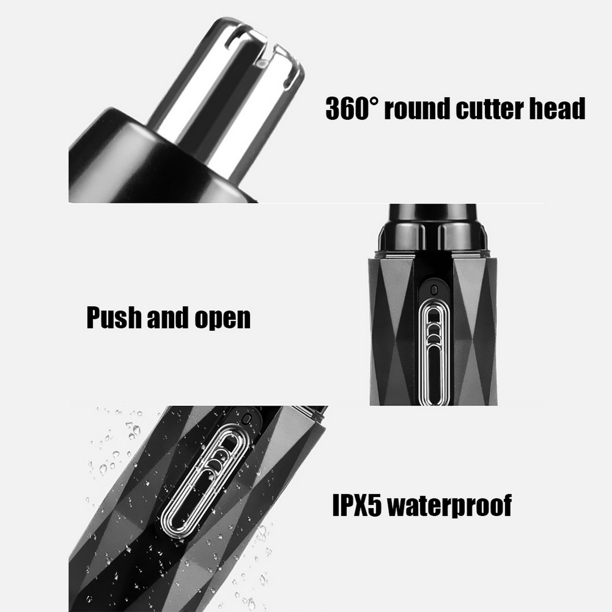 Recortadores De Nariz Eléctrico Recortadora de nariz eléctrica profesional  para hombres y mujeres, afeitadora de vello de orejas, depiladora Likrtyny  Libre de BPA
