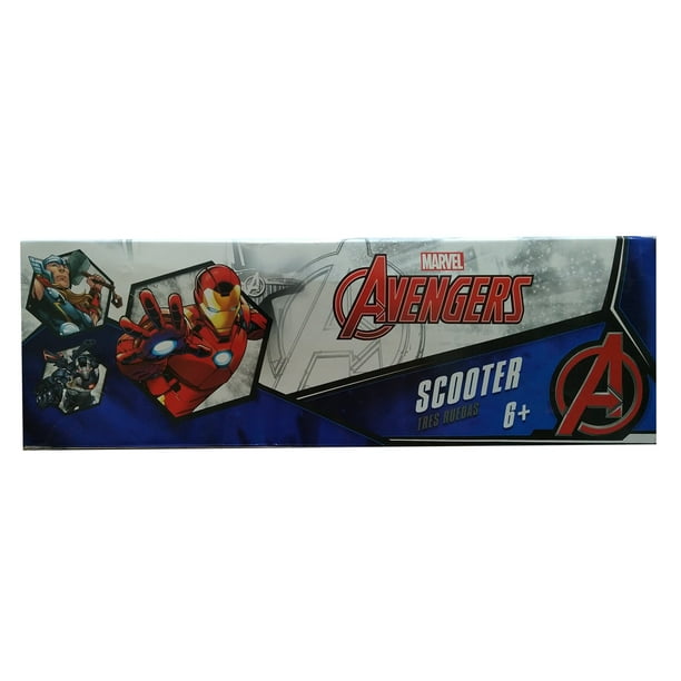 Monopatin Infantil de Aluminio con 3 Ruedas de Avengers