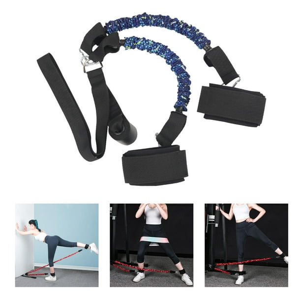 Correa de estiramiento de yoga y fitness, cinturón de banda elástica  ajustable de flexibilidad, correa de entrenamiento de cintura inferior para