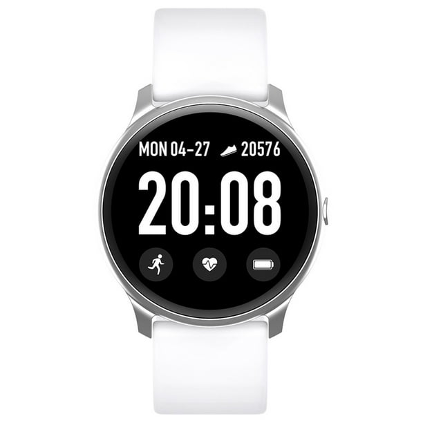 Reloj inteligente Mujer Hombre Presión arterial Pulsera digital de frecuencia cardíaca Reloj deportivo Pulsera, Blanco Guardurnaity | Walmart en línea