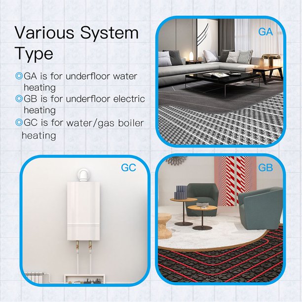 Termostato inteligente Tuya WiFi, estación meteorológica con control remoto  de temperatura para Alexa, suelo eléctrico, calefacción, agua, caldera de  Gas, nuevo