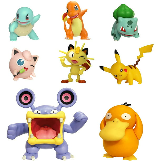 Pokémon Paquete de 8 figuras de batalla – Cuenta con Charmander, Bulbasaur,  Squirtle, Mimikyu, Pikachu, Eevee, Umbreon, Espeon – Perfecto para