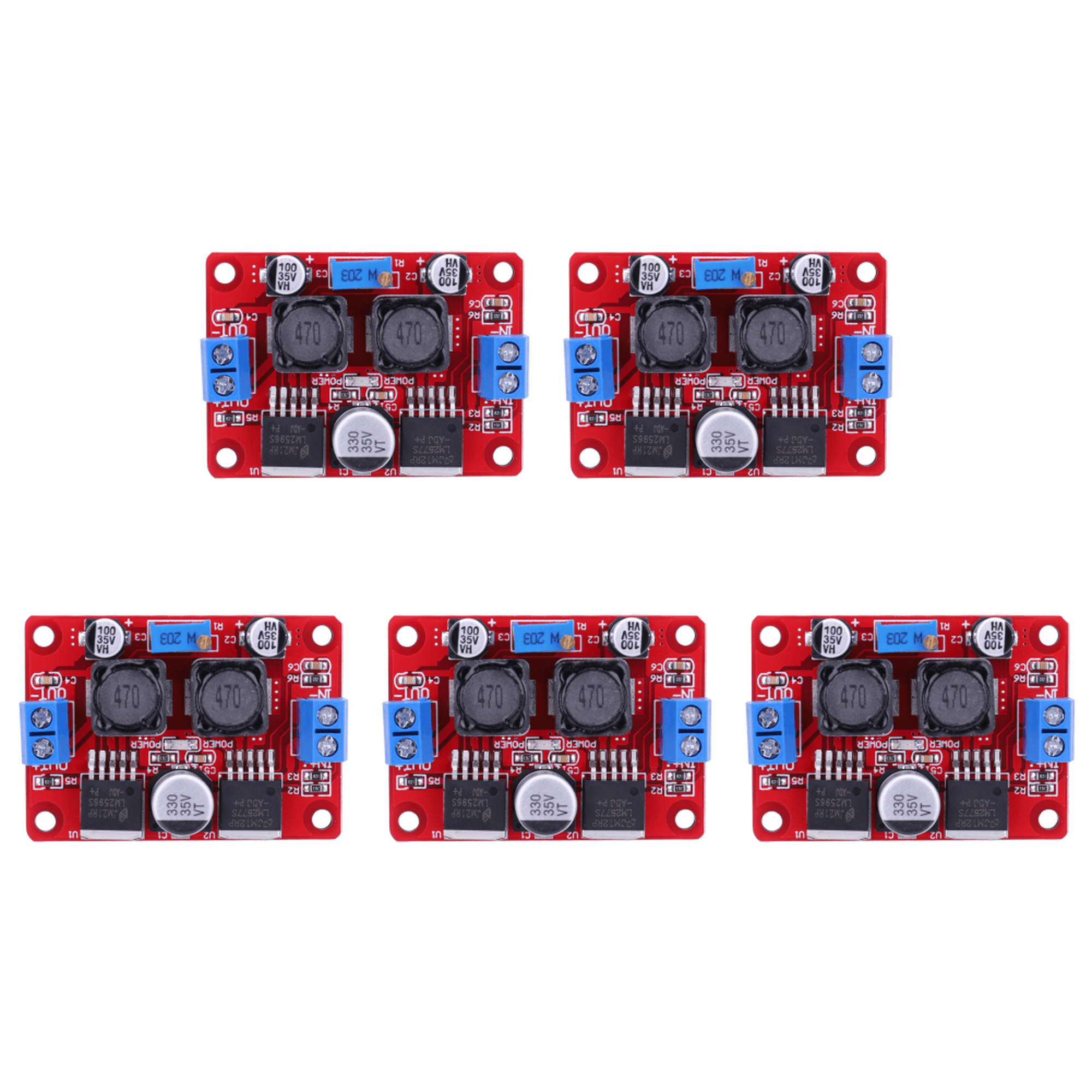 Regulador de módulo de voltaje LM2577S+LM2596S de 3,5 V-28 V a 1,25 V ...