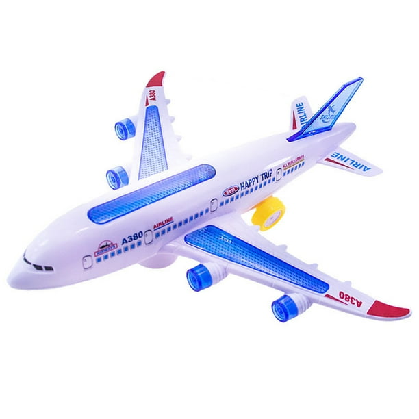 Aviones Juguete Avión Universal avión eléctrico modelo Flash luz sonido  juguetes para niños