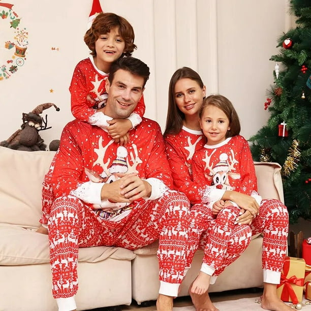 Conjuntos De Pijamas De Navidad A Juego Para Familia Originales Mujer 2022  2023 Comodo Hogar Sudadera De Navidad Ropa De Dormir 2 Piezas Niños Niña  Bebés Mamá Papá Romper Homewear,Men,3XL : 