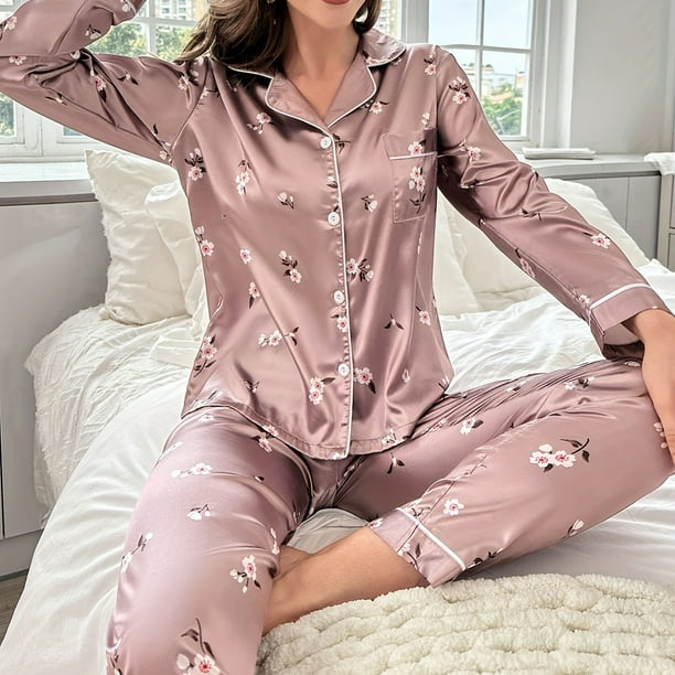 Pijama De Mujer En Algodón XL ROSA