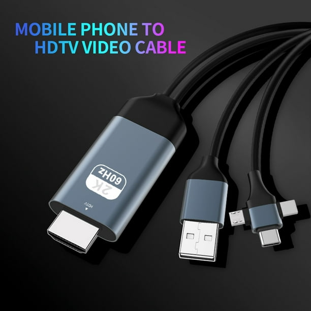 Micro USB a Hdmi 1080p Hd cable adaptador para hdtv teléfono móvil