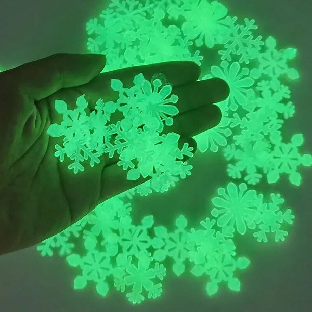 Juego De 50 Pegatinas Para Pared Luminosas Fluorescentes