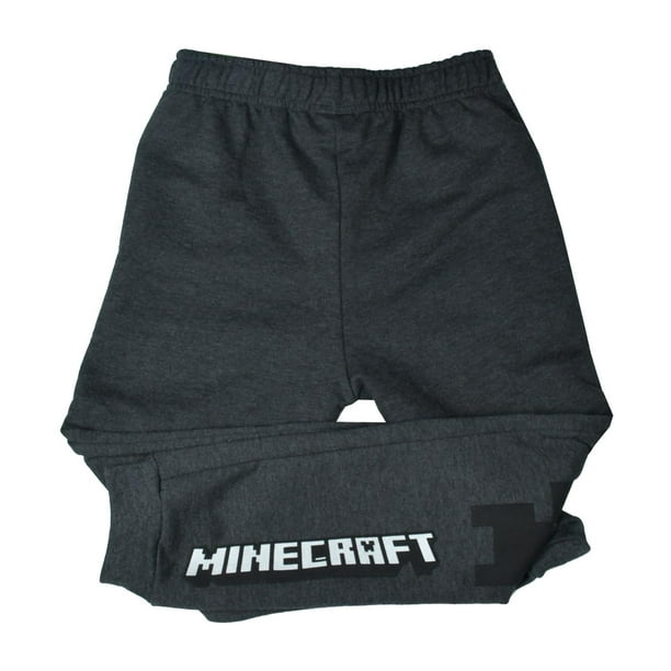 Pantalón de chándal niño Minecraft negro 10 años 140cm