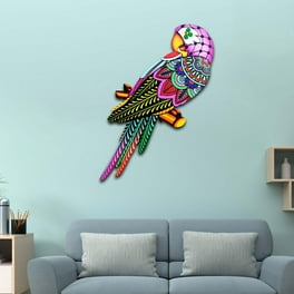 Decoración de pájaros coloridos para mesa, pájaros  multicolores, decoración de pájaros, decoración del hogar, estilo moderno,  adorno de escritorio de pájaro de metal, adornos decorativos para sala de  estar, dormitorio, escritorio 