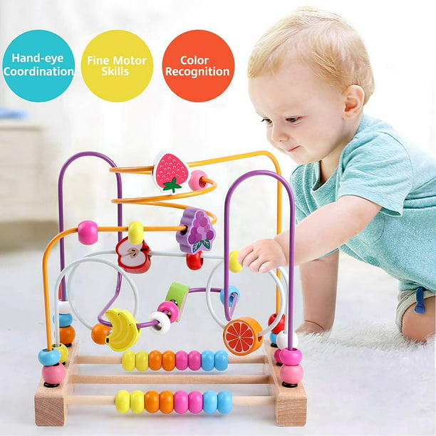 KIZZYEA Juguetes para niños de 1, 2 y 3 años, juguetes para niños de 1 a 2  años, juego de libra una pelota, juguetes de habilidades motoras para el