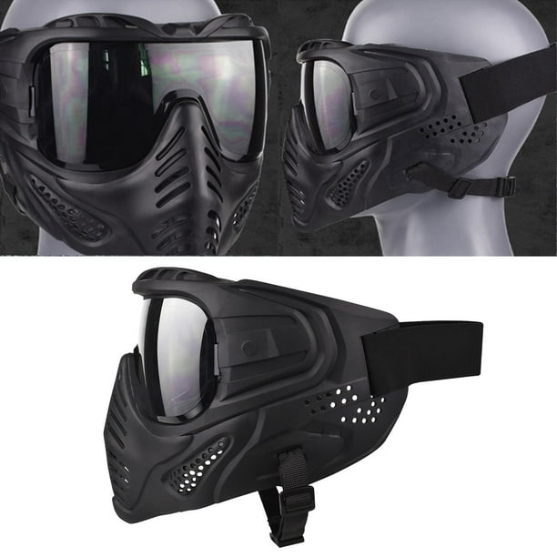 Máscara airsoft Máscara táctica de cara completa con protección ocular  resistente a los impactos para Cs Game Paintball