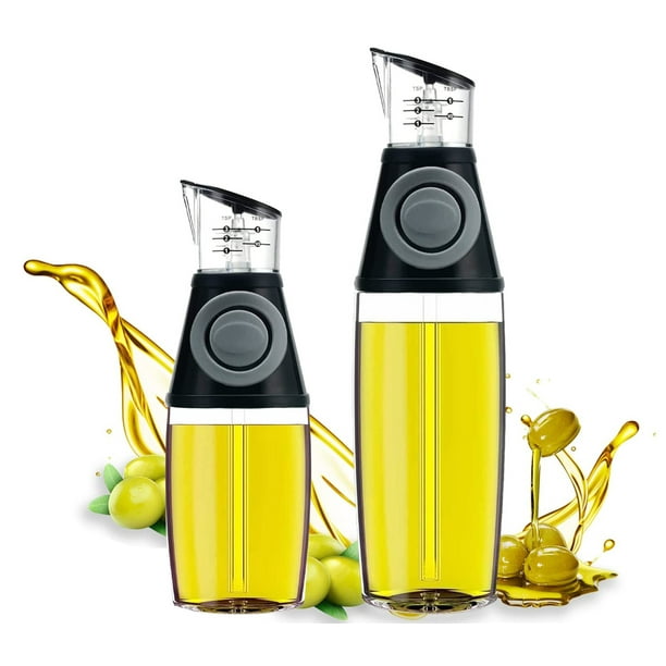 Zulay - Botella dispensadora de aceite de oliva (17 onzas) para cocina,  botella de vidrio de aceite …Ver más Zulay - Botella dispensadora de aceite  de
