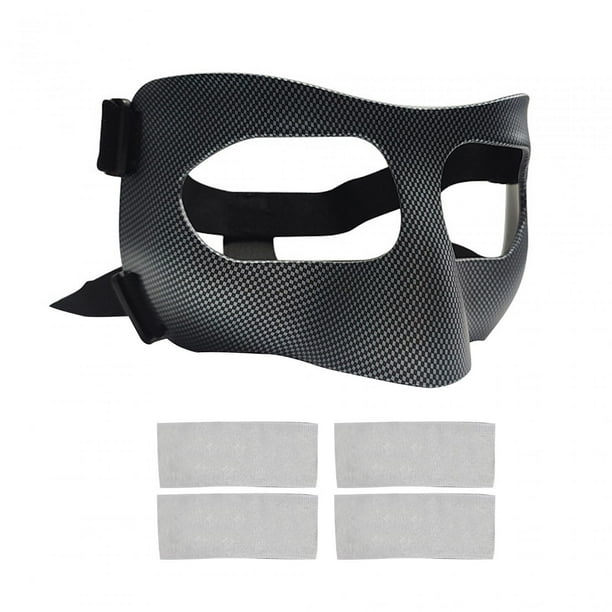Máscara de baloncesto Máscara de protección facial Correa elástica Máscara  de protección duradera Protector Hombres Mujeres Sunnimix protector de nariz  de baloncesto