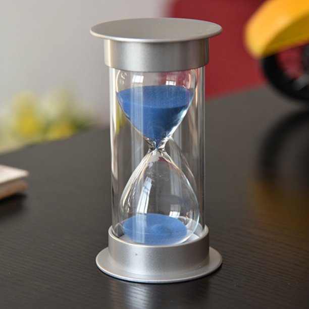  Temporizador de arena de reloj de arena de 10 minutos para niños,  azul : Hogar y Cocina