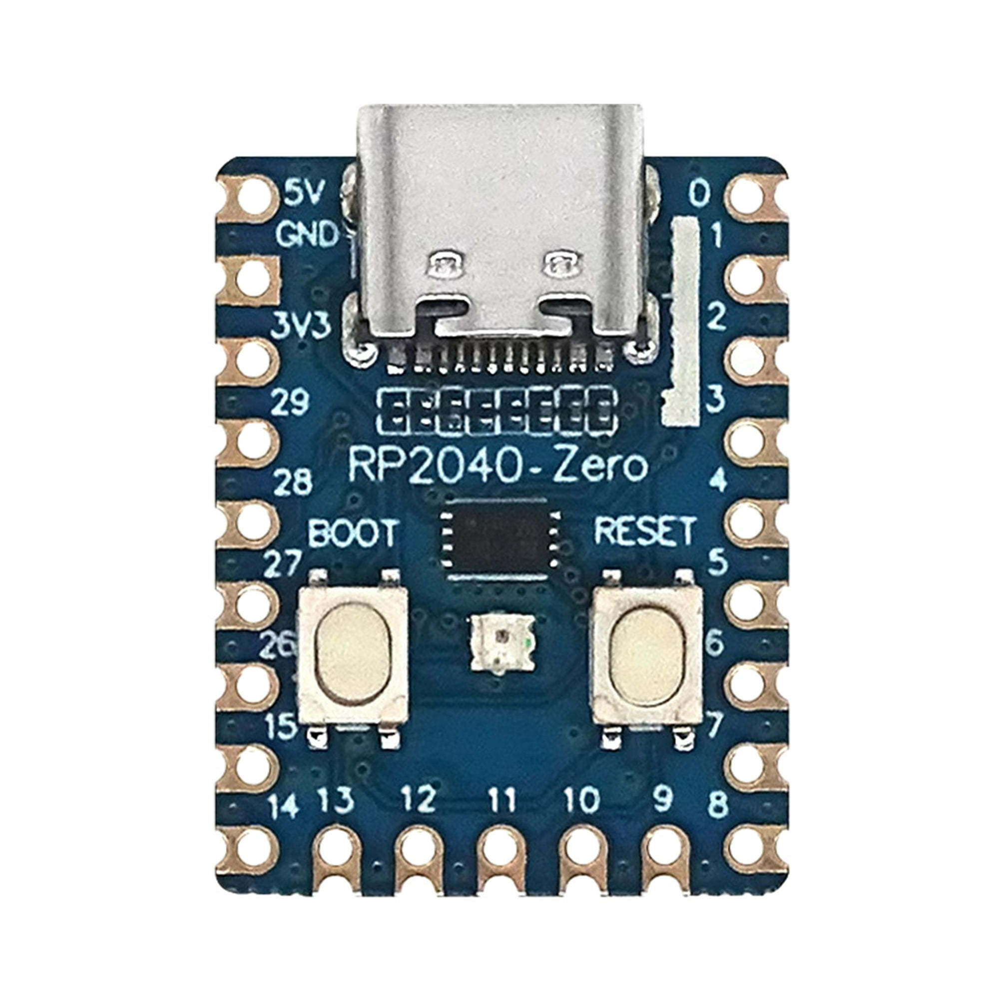 Placa De Desarrollo Pico Del Microcontrolador Rp2040 Zero Para Raspberry Pi Sin Soldar 8945