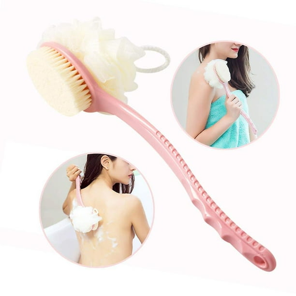 Mango largo Cepillo de ducha para la espalda Exfoliante para la piel del  cuerpo