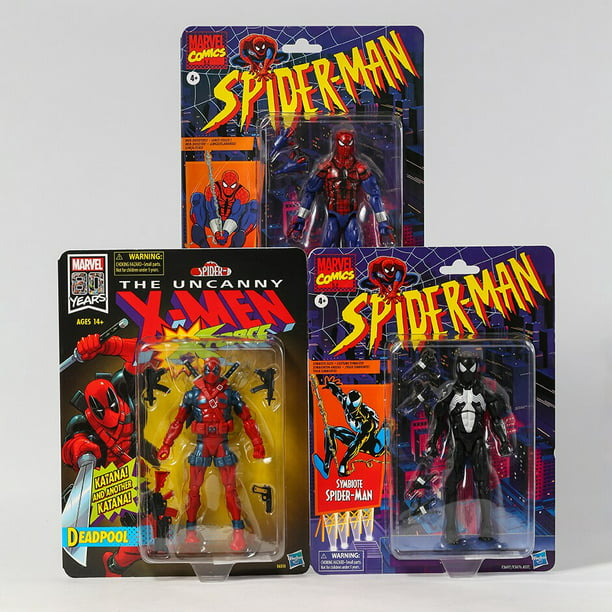 Figura de colección Marvel: Legends Series Symbiote Spider-Man articulado