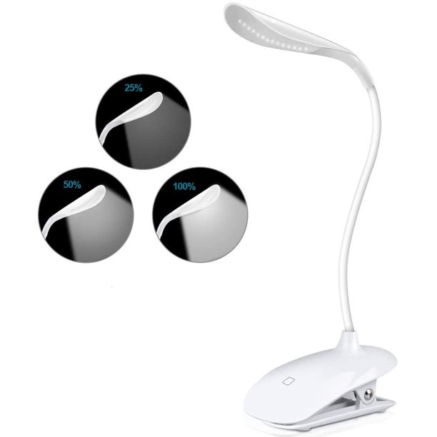 Luz Linterna De Cuello Para Lectura Led Usb Recargable