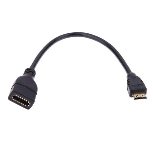 Cable Adaptador Hdmi 1 cable adaptador convertidor hembra compatible con  HDMI macho a HDMI 1080P Likrtyny Para estrenar