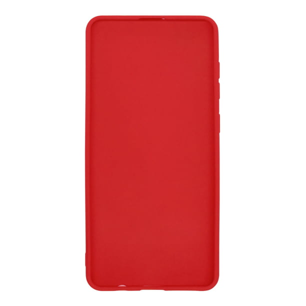 Funda De Silicón Suave Molan Cano Con Acabado Mate Para Xiaomi Redmi Note 10/  Note 10 Pro Color Rojo