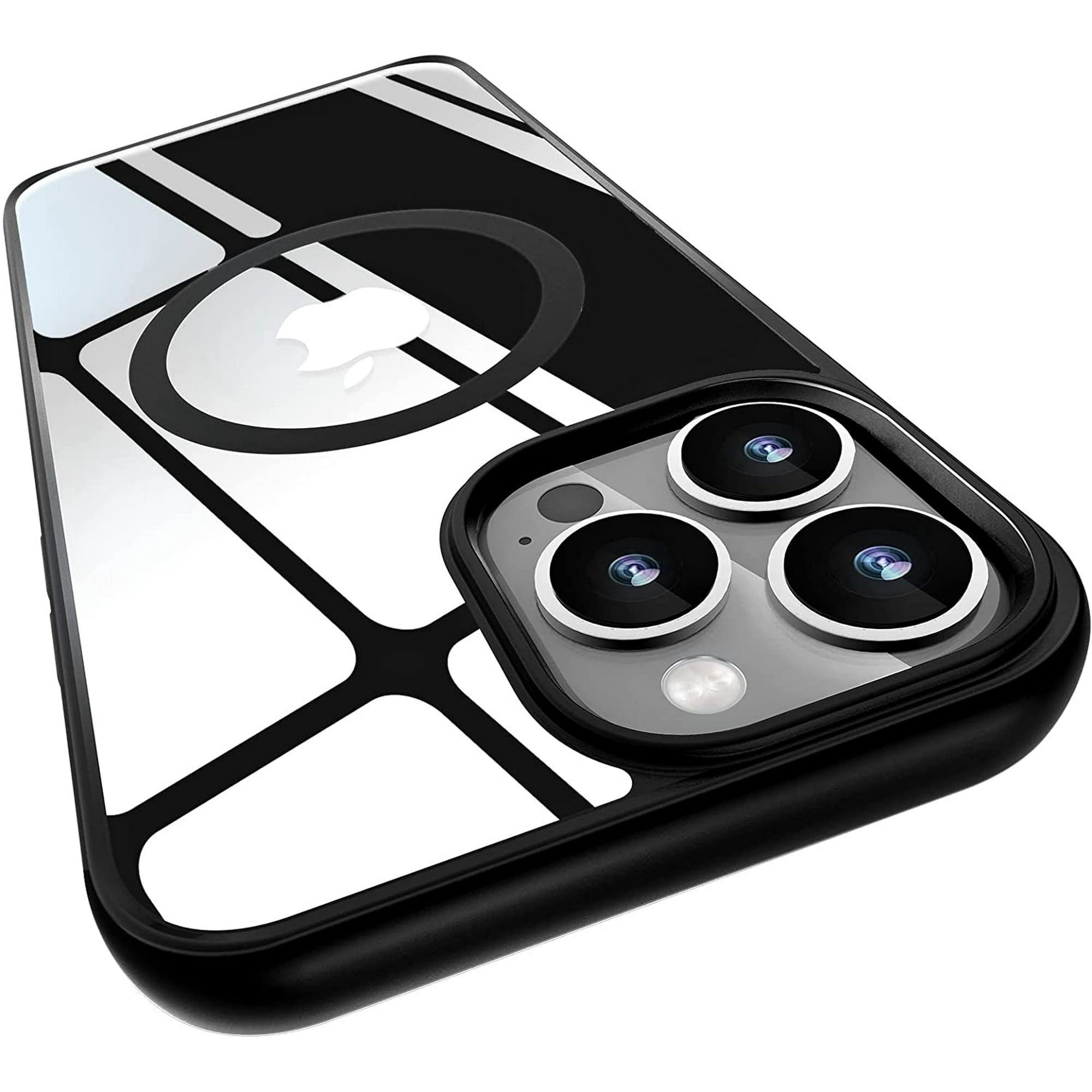 Funda magnética para iPhone 13 Pro Max [Probado contra caídas de grado MIL  y compatible con MagSafe] Parte trasera mate translúcida con teclas de  aleación de aluminio, antihuellas dactilares, antiarañazos, 6,7 pulgadas