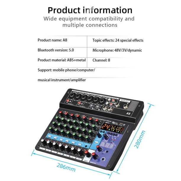 Compre Sistema De Sonido De Mezclador De Audio Profesional, Dj