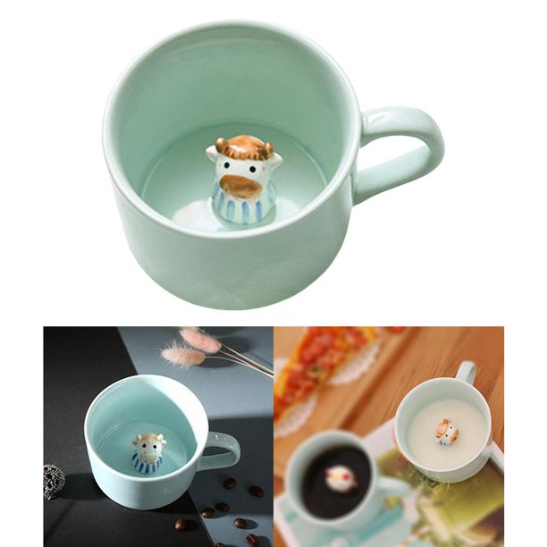 1 Unidad, Taza De Café De Animales De Dibujos Animados, Tazas De