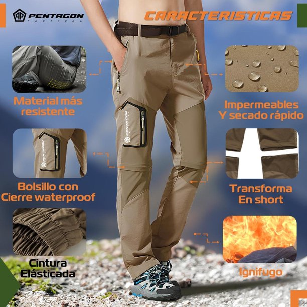 Pantalon Outdoor Mujer Trekking Desmontable Envió Rápido