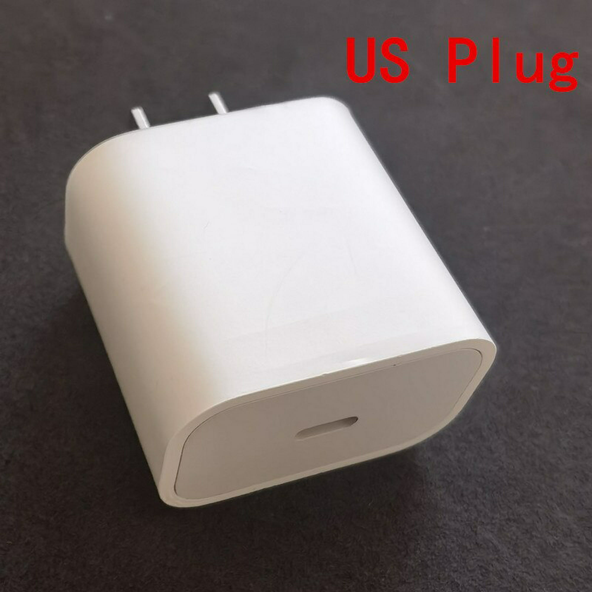 Adaptador de cargador rápido USB tipo C PD de 18W para Apple iPhone 11 12  Pro XS Samsung S20 carga ultra rápida enchufe UE EE. UU. Carga de viaje –  Los mejores