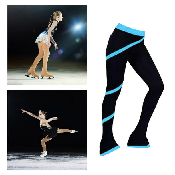Pantalones de patinaje artístico para niña Entrenamiento de patinaje sobre  hielo Fleece Pantalón negro M Sharpla Pantalones de patinaje artístico  sobre hielo