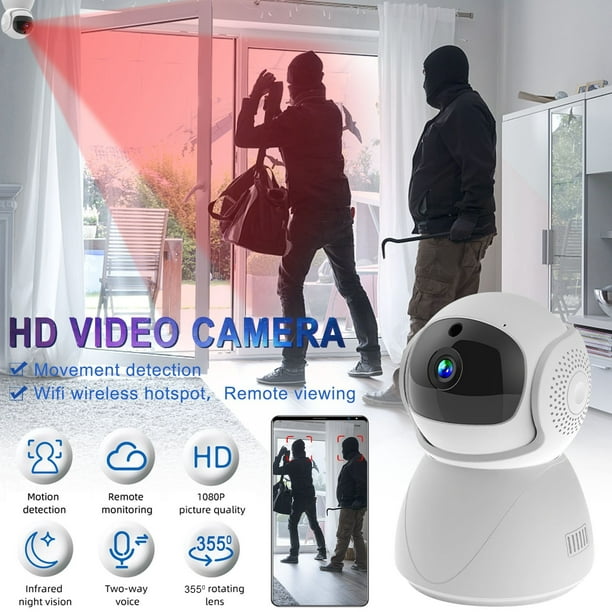 Cámara de Seguridad Espía Luses WIFI Inalámbrica Para Exterior Hogar 2.4G  Camera